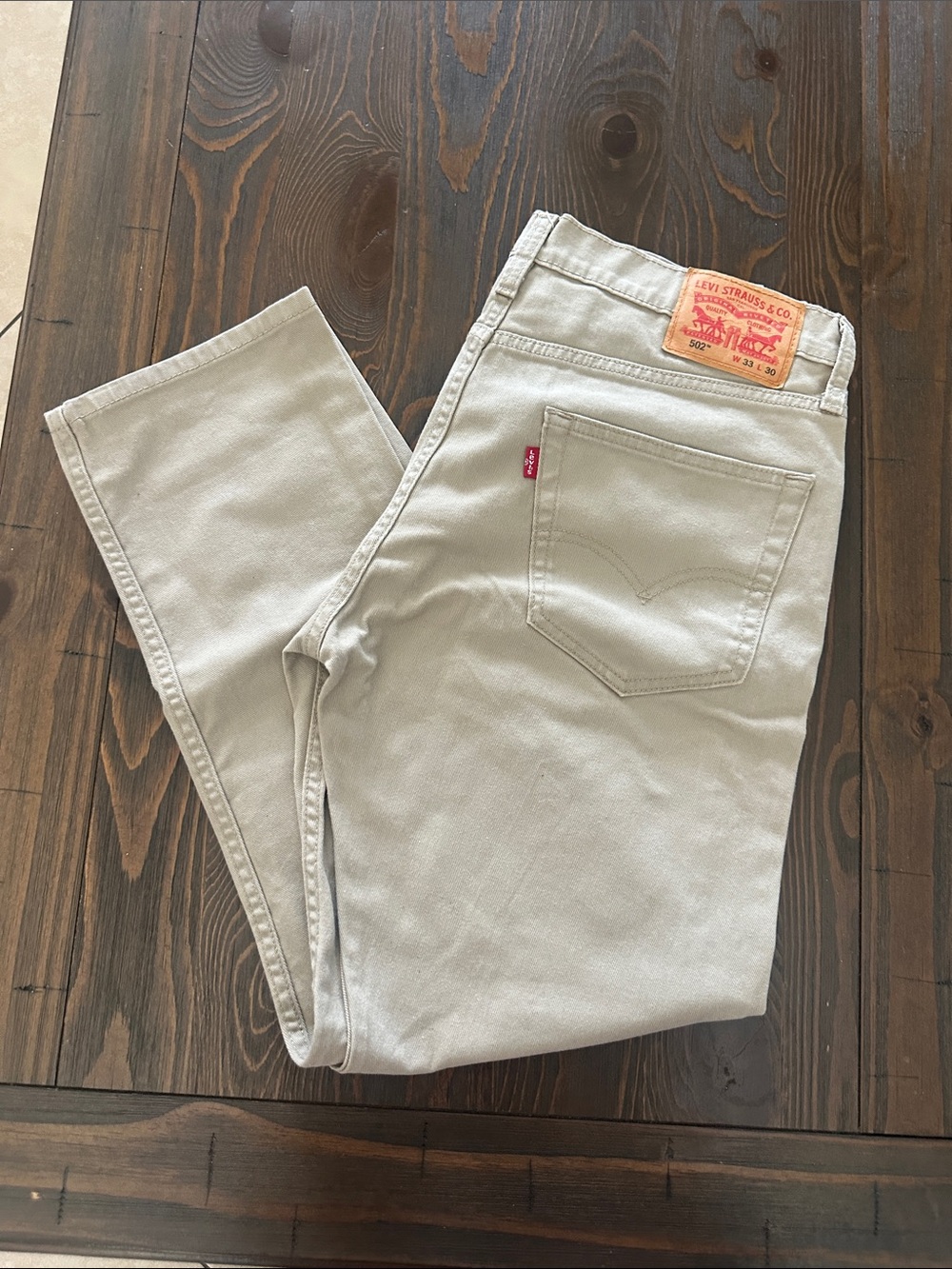 Levi's Men’s Light Tan Khaki Chinos - Five-Pocket Straight Fit